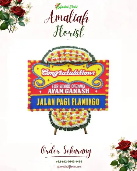 Sewa Papan Bunga Mandah
